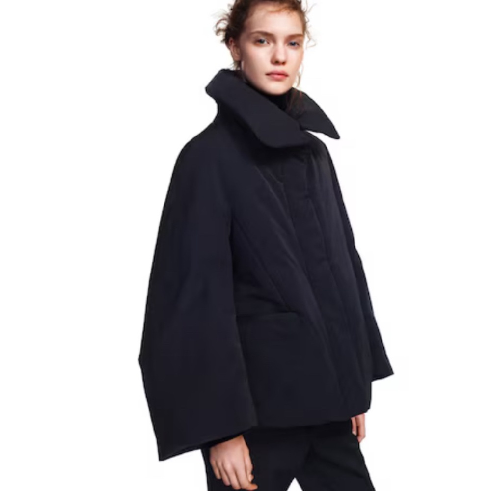 Jil Sander x Uniqlo +J Down Coat In black